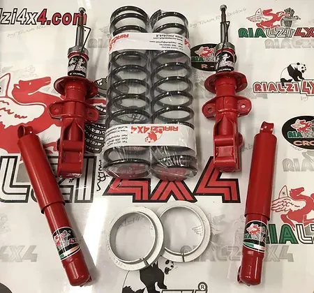 Kit completo ammortizzatori da 2 cm panda 4x4/2wd prima serie da 1980 a 2003 / A MOLLA