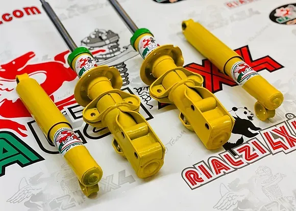 Kit ammortizzatori rinforzati rialzati panda 4x4 prima serie da 1980 a 2003