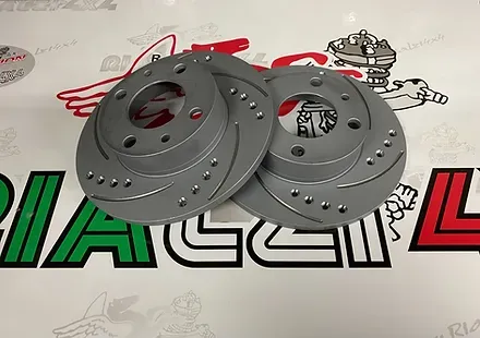 Coppia dischi Baffati Forati per panda 141