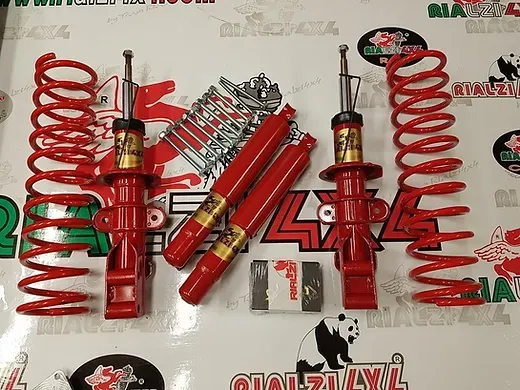 Kit completo ammortizzatori da 3 cm panda 4x4 prima serie da 1980 a 2003 / A MOLLA